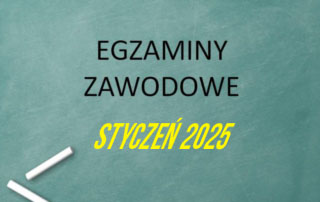 WAŻNE!!! Egzamin zawodowy 2025